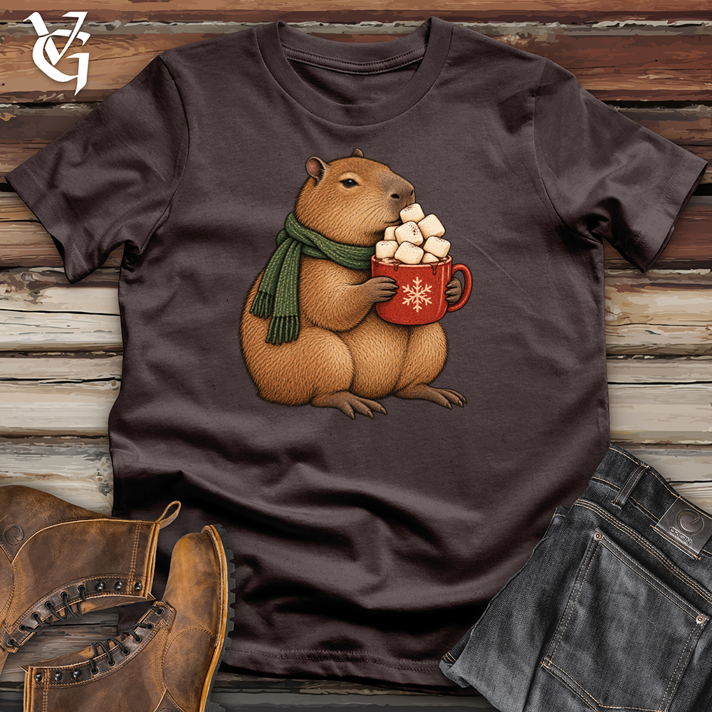 Viking Goods Capybara Hot Chocolate Tee Dark Chocolate / L