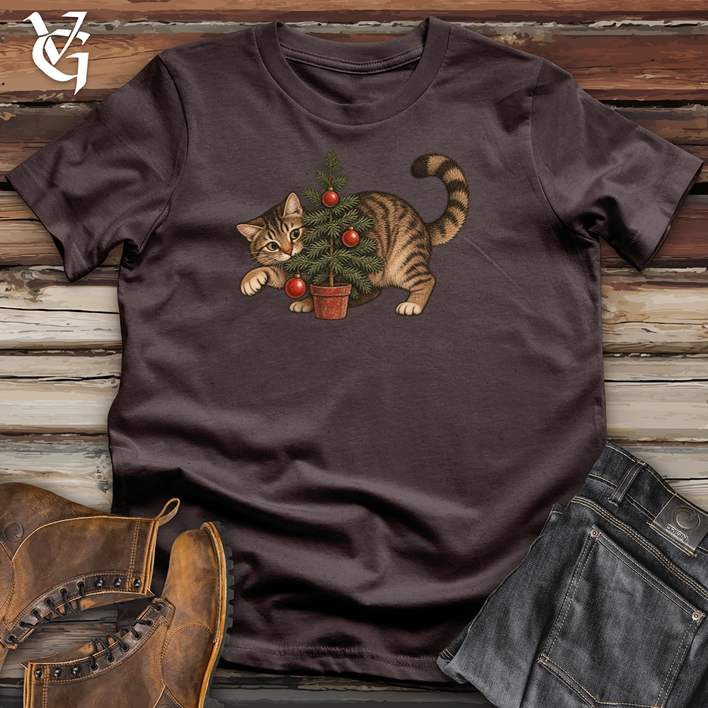 Viking Goods Cat The Small Tree Tee Dark Chocolate / L