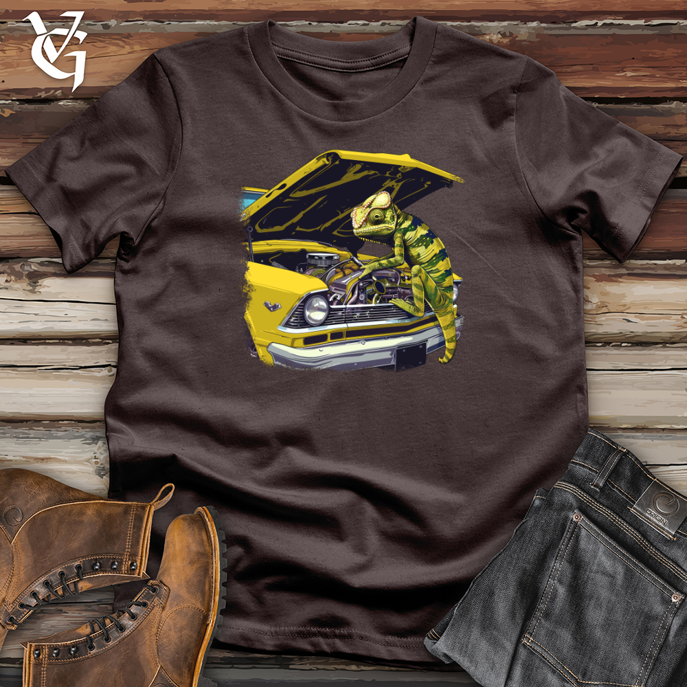 Viking Goods Chameleon Mechanic Marvel Softstyle Tee Dark Chocolate / L