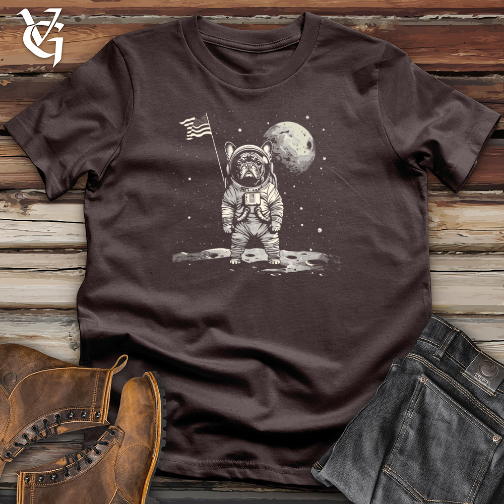 Viking Goods Cosmic Bulldog Odyssey Softstyle Tee Dark Chocolate / L