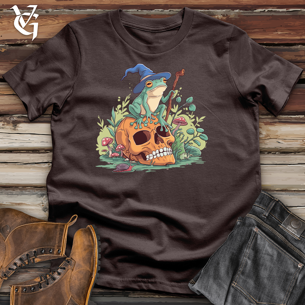 Viking Goods Cottagecore Frog Softstyle Tee Dark Chocolate / L