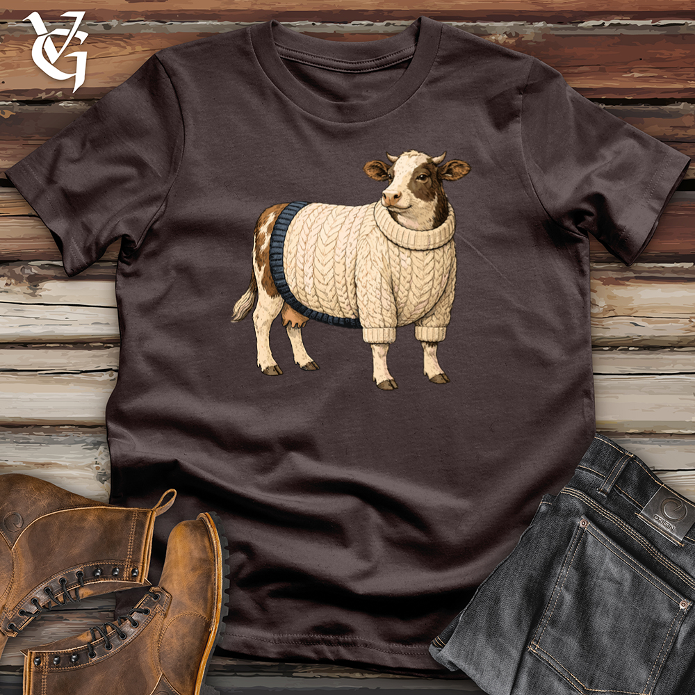 Viking Goods Cozy Cow Tee Dark Chocolate / L