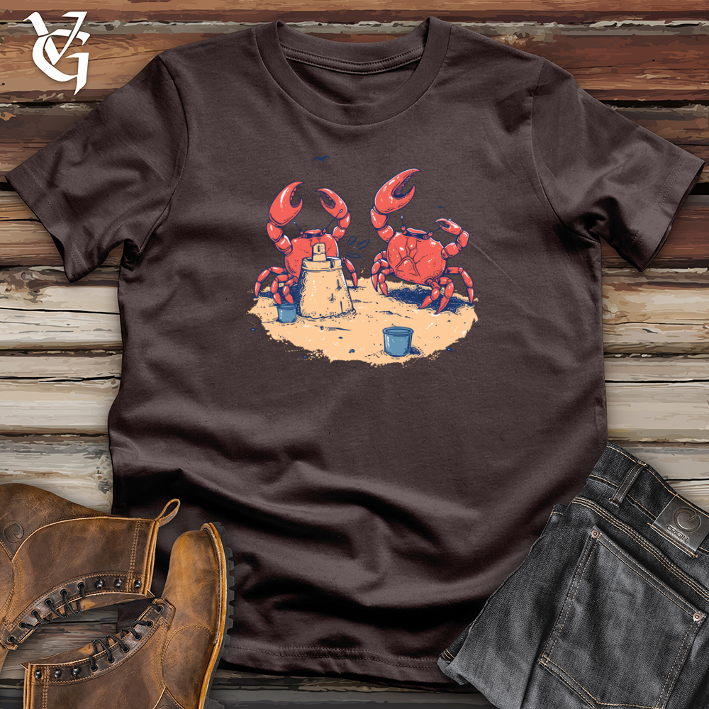 Viking Goods Crab Beach Engineers Softstyle Tee Dark Chocolate / L