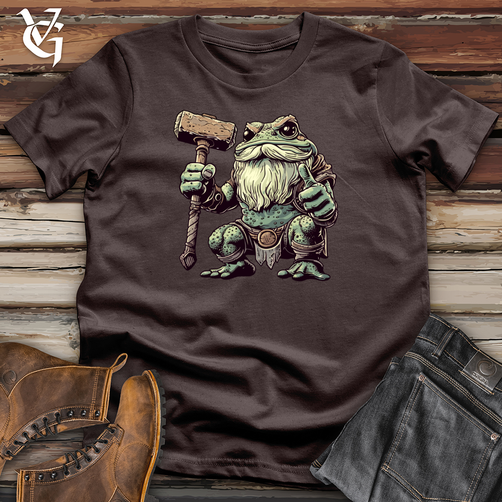 Viking Goods Craftsman Frog Aura Softstyle Tee Dark Chocolate / L