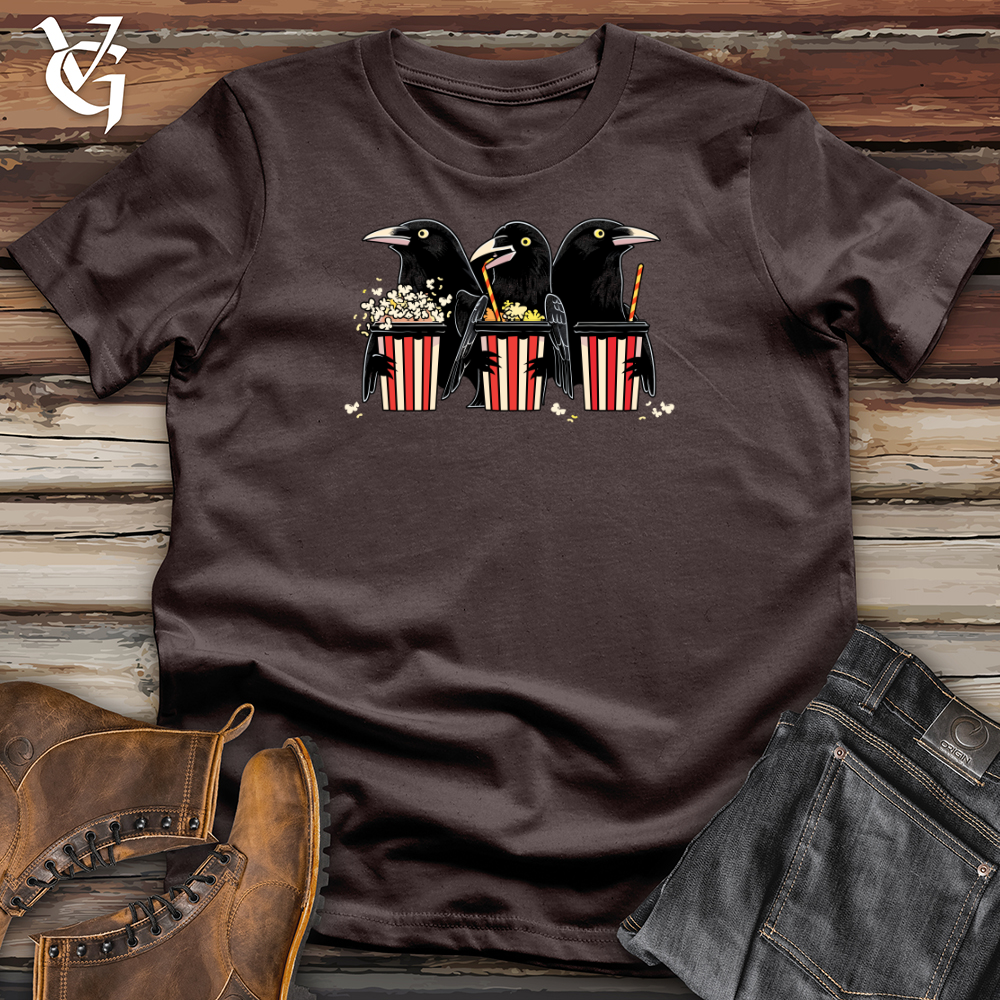 Viking Goods Crow Movie Time Softstyle Tee Dark Chocolate / L