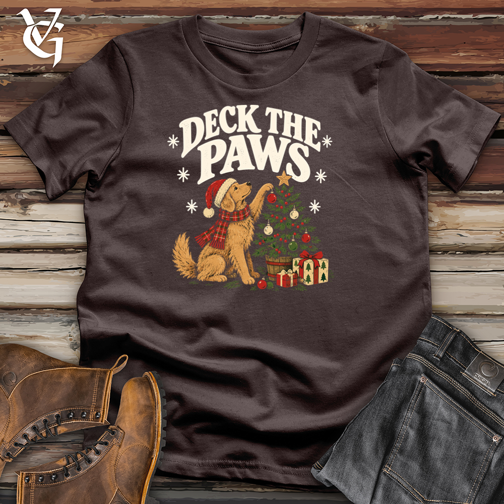 Viking Goods Deck the Paws Tee Dark Chocolate / L