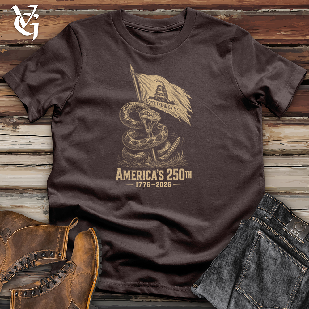 Viking Goods Don't Tread Snake Softstyle Tee Dark Chocolate / L
