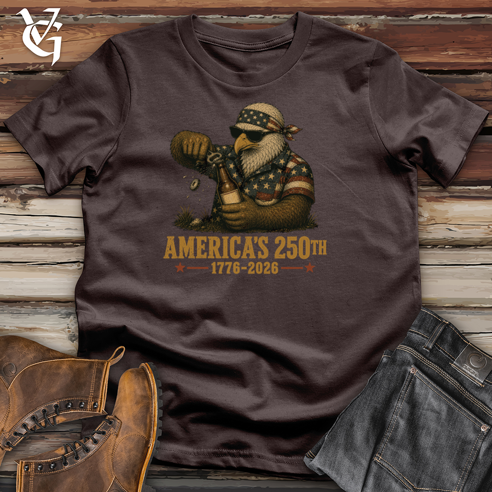 Viking Goods Eagle Cracking One Softstyle Tee Dark Chocolate / L