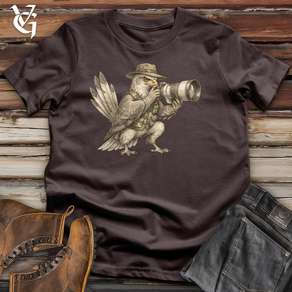 Viking Goods Eagle Photographer Tee Dark Chocolate / L