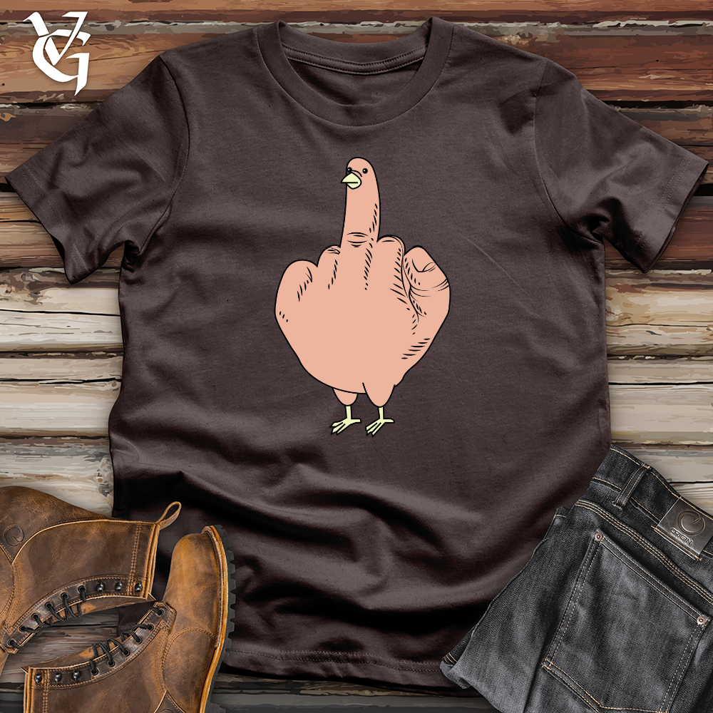 Viking Goods Finger Hen Softstyle Tee Dark Chocolate / L