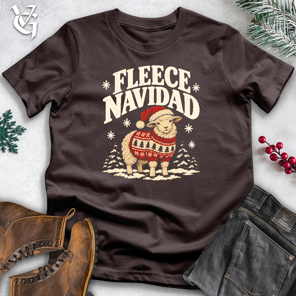 Viking Goods Fleece Navidad Softstyle Tee Dark Chocolate / L