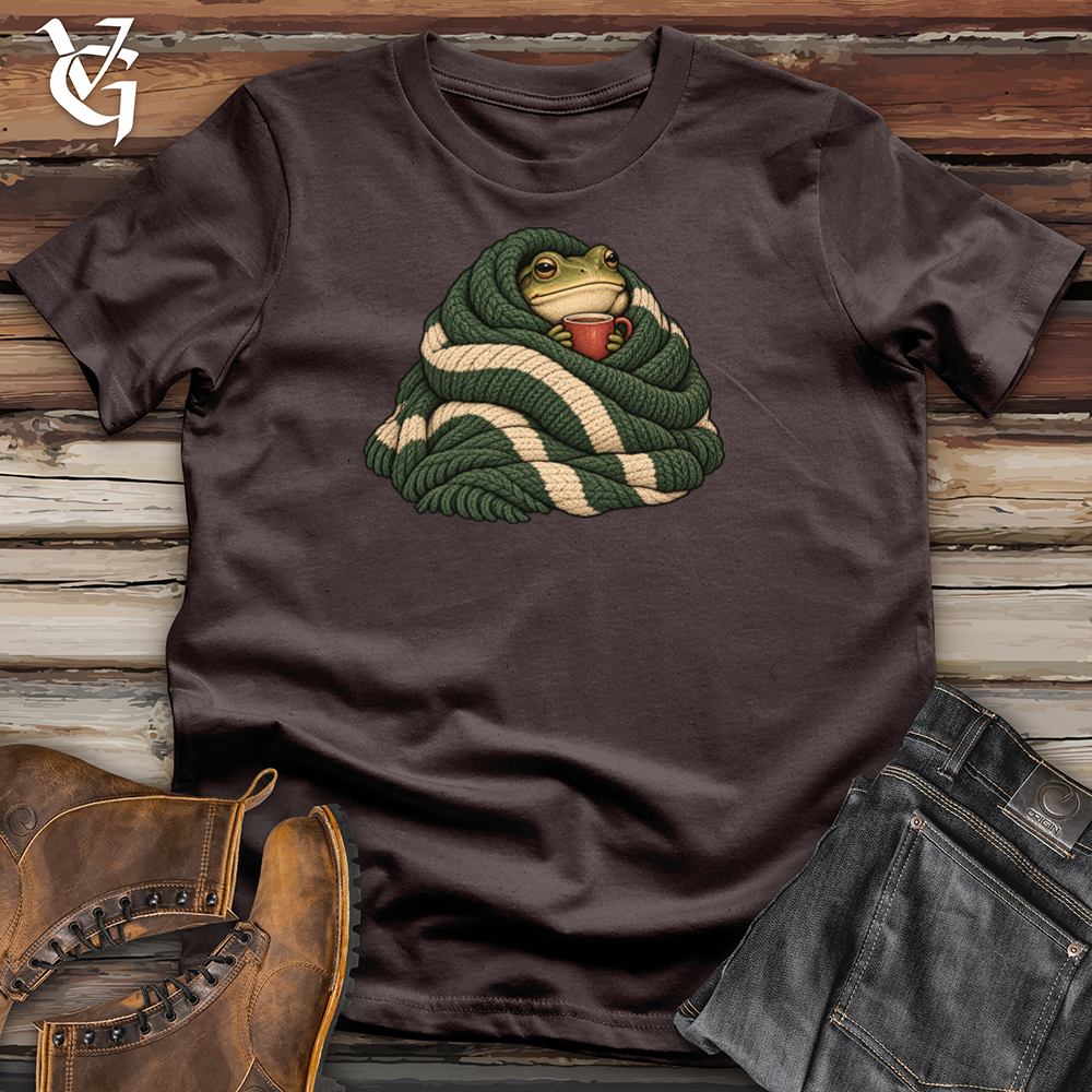 Viking Goods Frog Cozy Blanket Tee Dark Chocolate / L