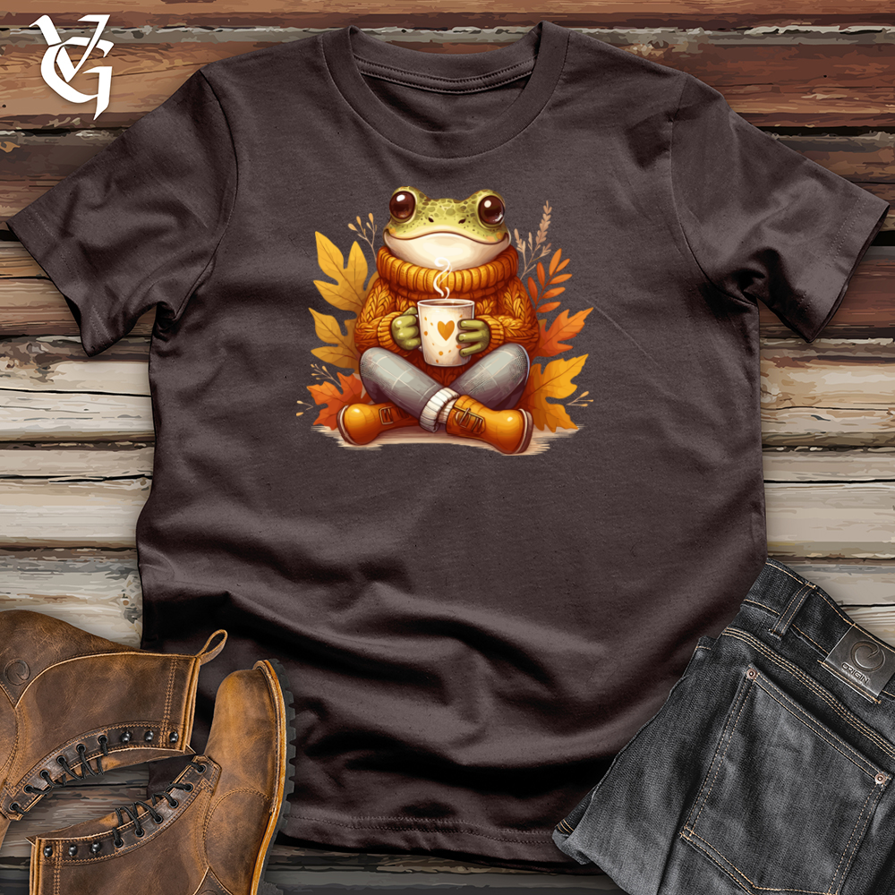 Viking Goods Frog Drinking Softstyle Tee Dark Chocolate / L