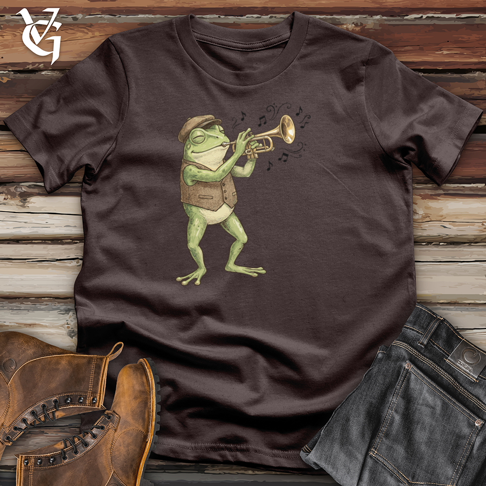 Viking Goods Frog Jazz Trumpet Tee Dark Chocolate / L