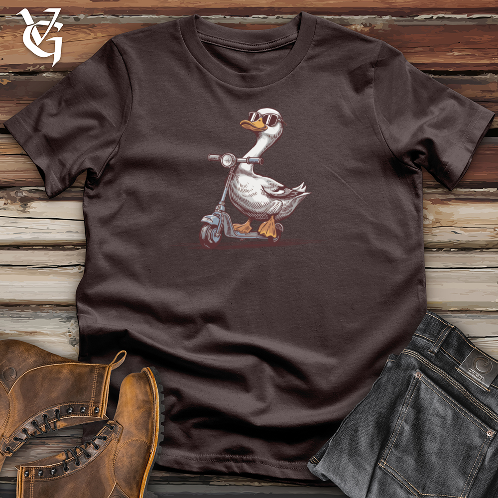 Viking Goods Goose on the Loose Softstyle Tee Dark Chocolate / L