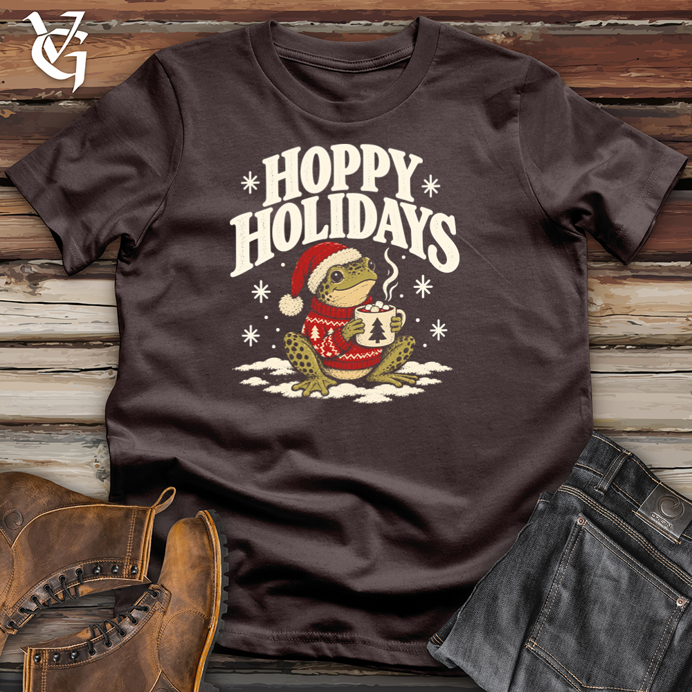 Viking Goods Hoppy Holidays Tee Dark Chocolate / L