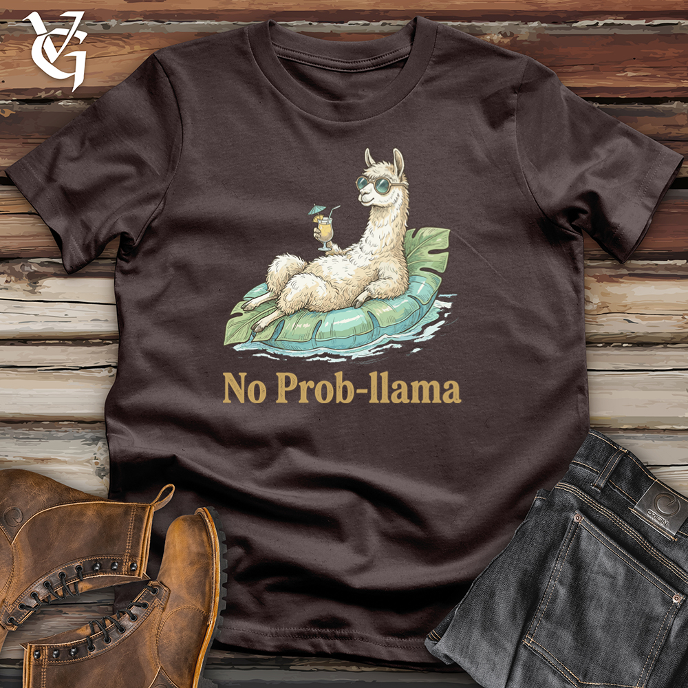 Viking Goods No Prob-Llama Tee Dark Chocolate / L