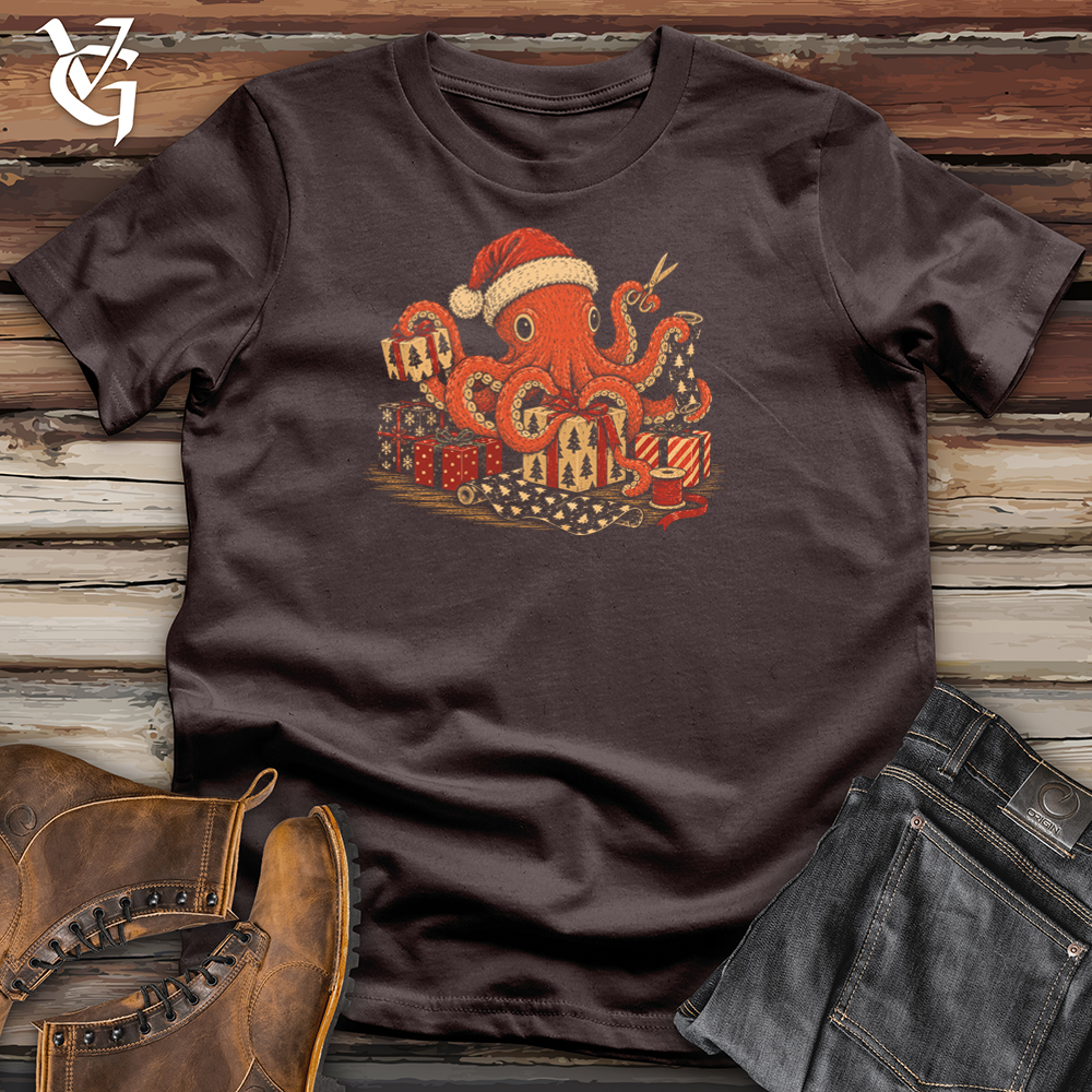 Viking Goods Octopus Wrapping Tee Dark Chocolate / L
