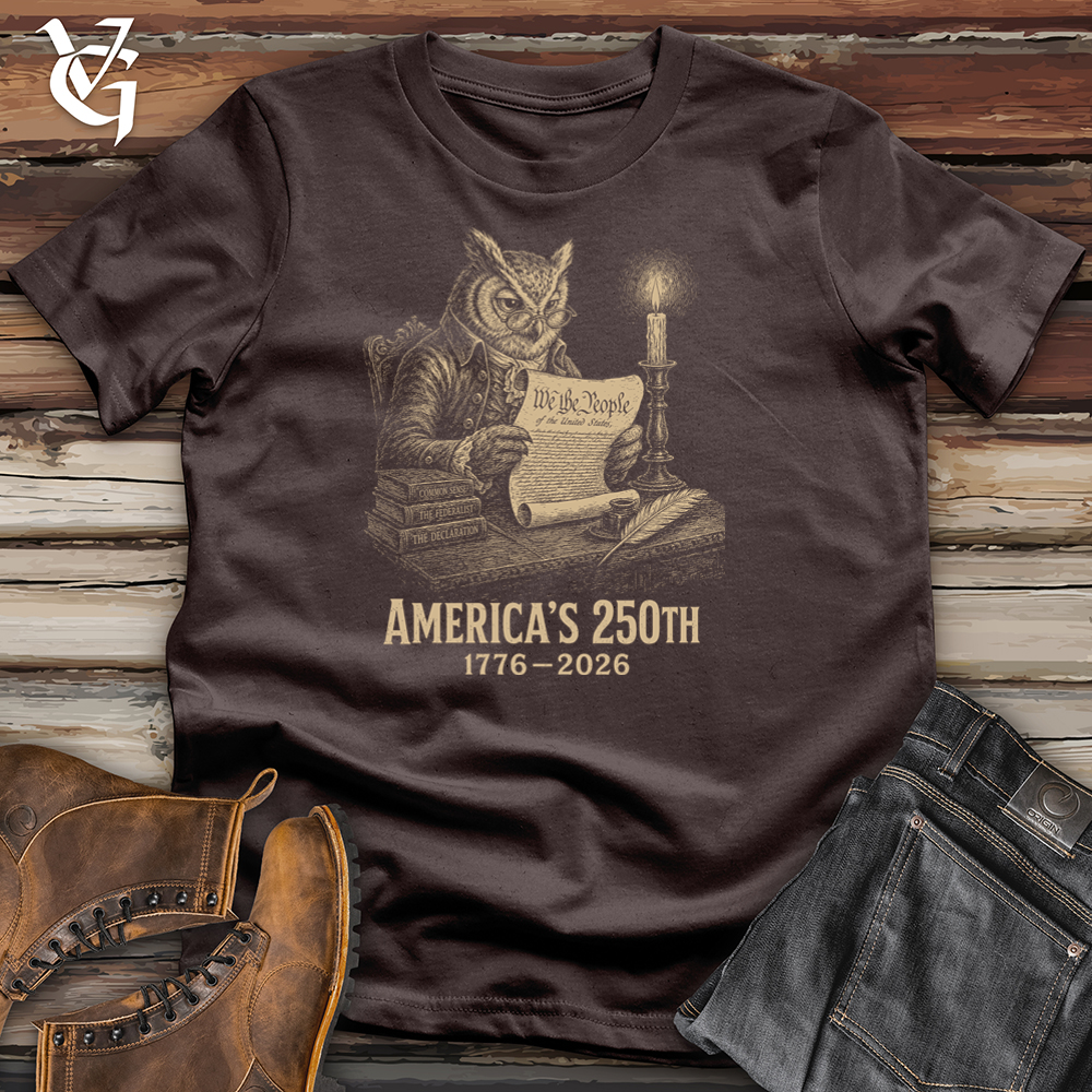 Viking Goods Owl Declaration Softstyle Tee Dark Chocolate / L