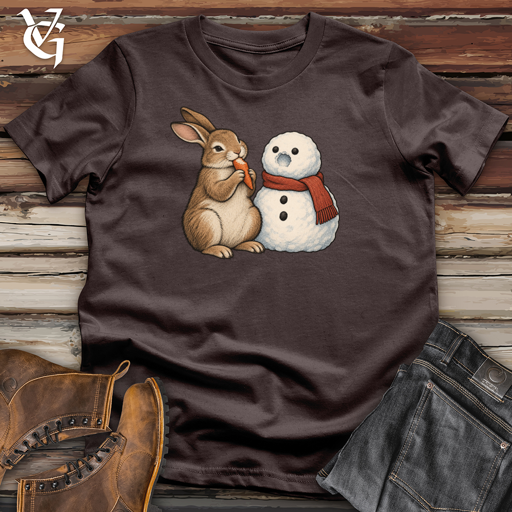 Viking Goods Rabbit Snowman Nose Tee Dark Chocolate / L