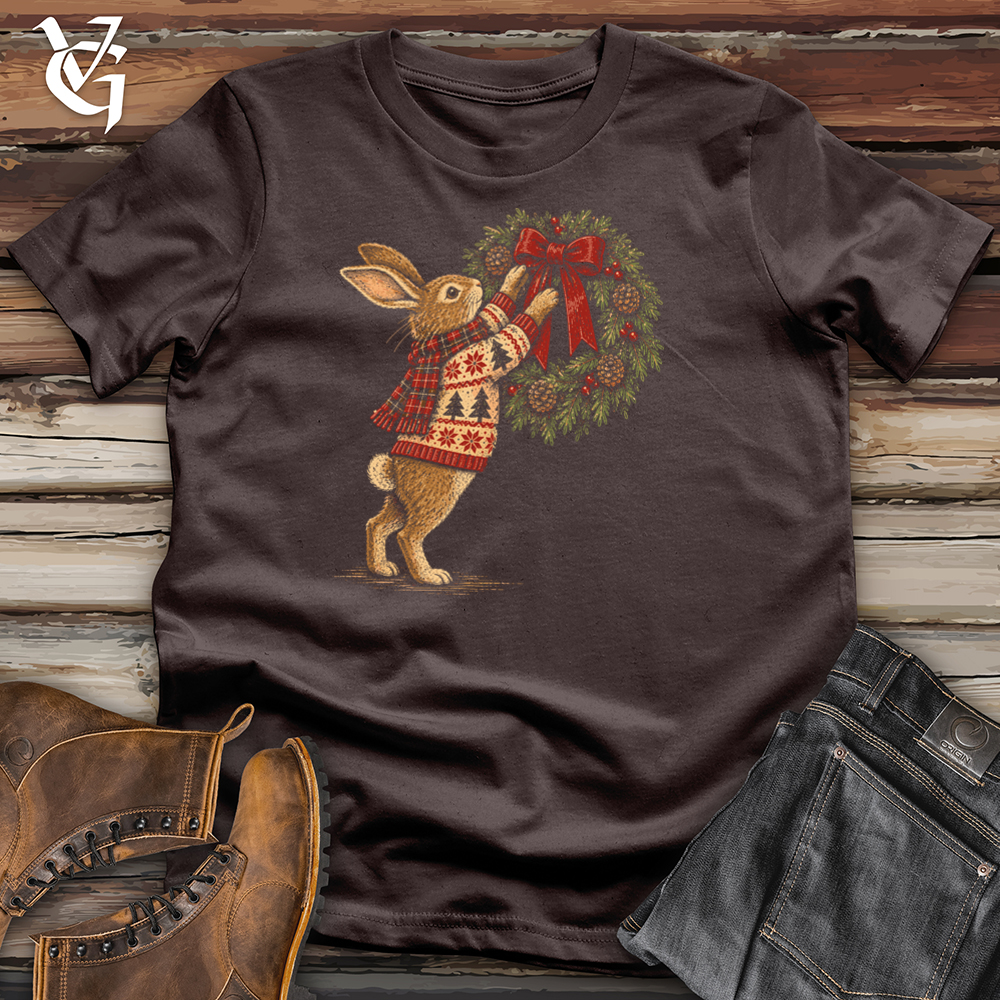 Viking Goods Rabbit Wreath Tee Dark Chocolate / L