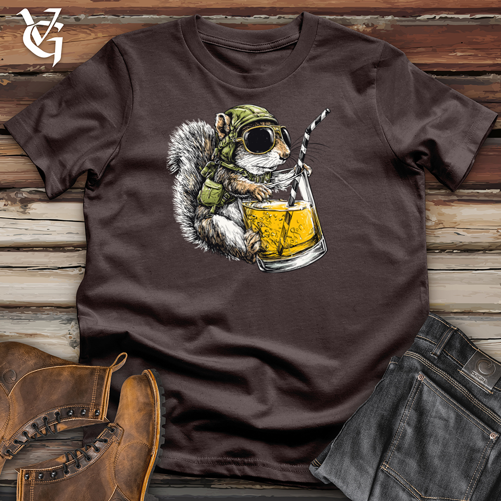 Viking Goods Thirsty Squirrel Tee Dark Chocolate / L