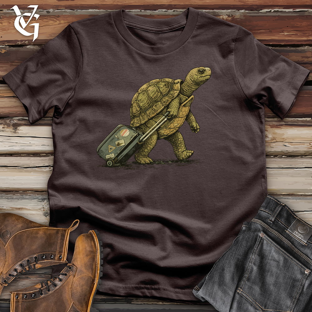 Viking Goods Turtle With Bag Tee Dark Chocolate / L