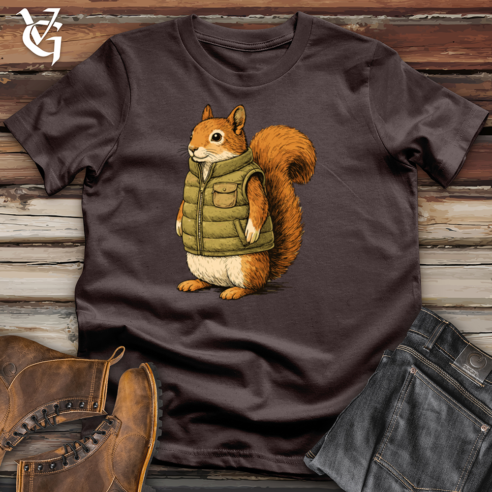 Viking Goods Winter Squirrel Tee Dark Chocolate / L