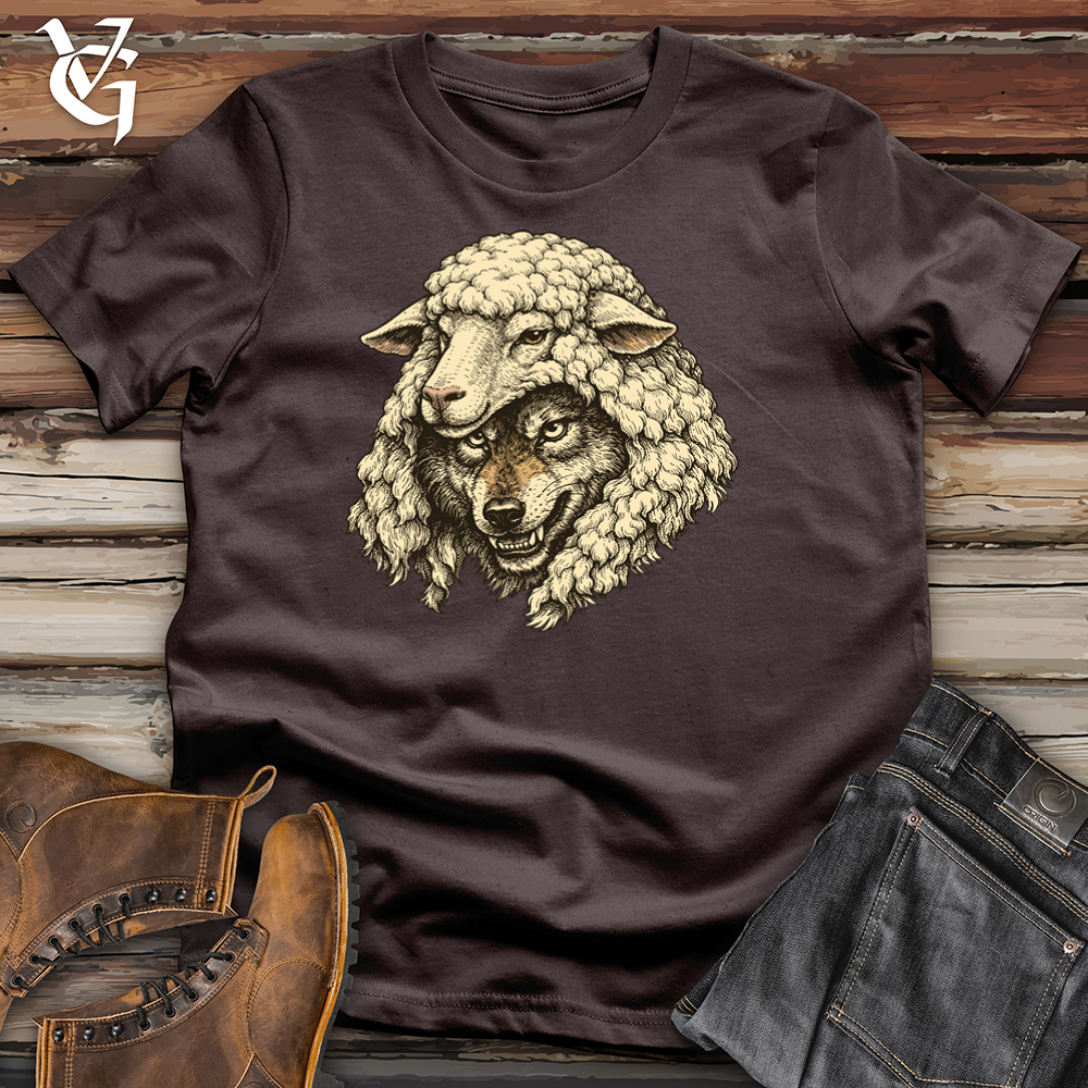 Viking Goods A Wolf in Sheeps Clothing Softstyle Tee Dark Chocolate / S