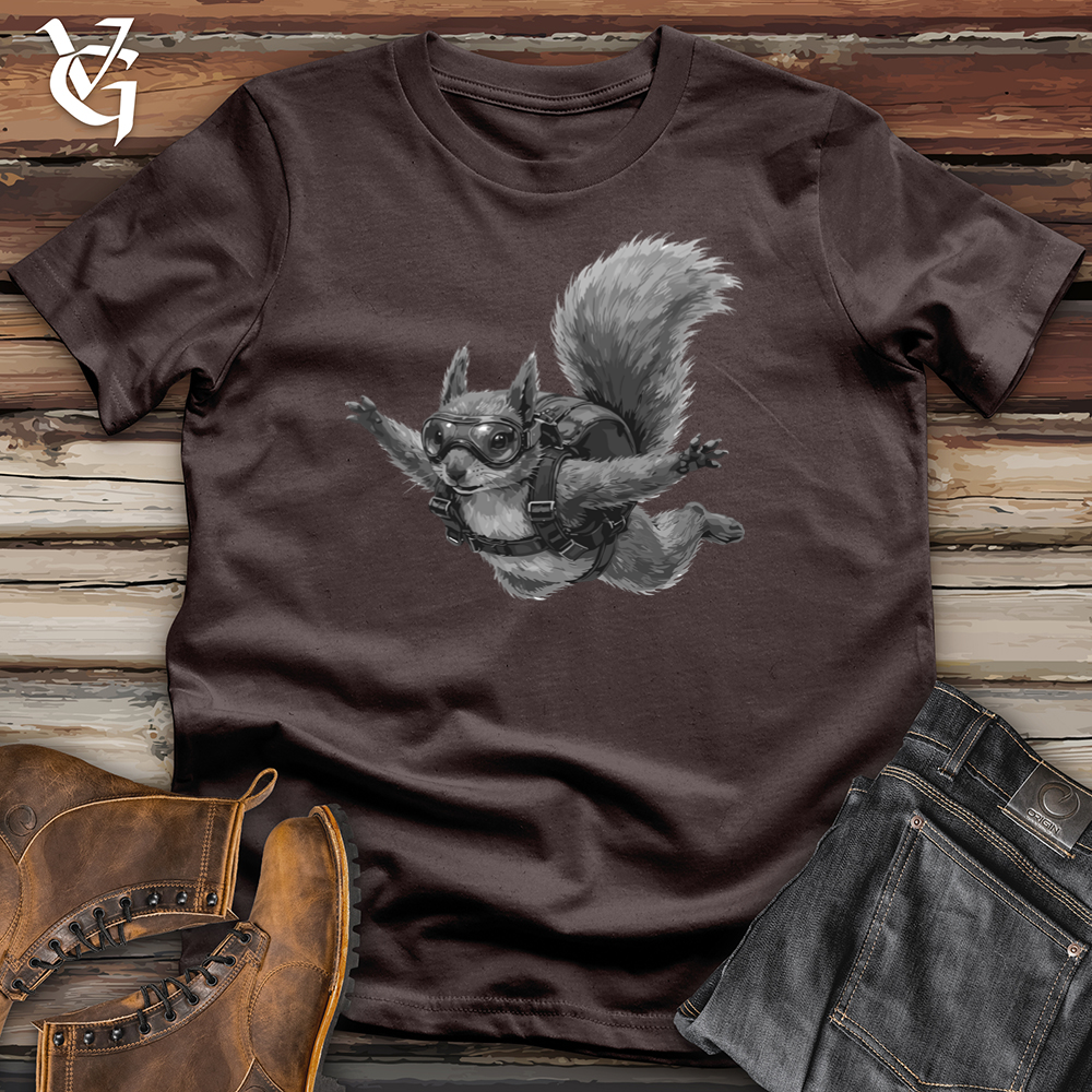 Viking Goods Squirrel Earhart Softstyle Tee Dark Chocolate / S