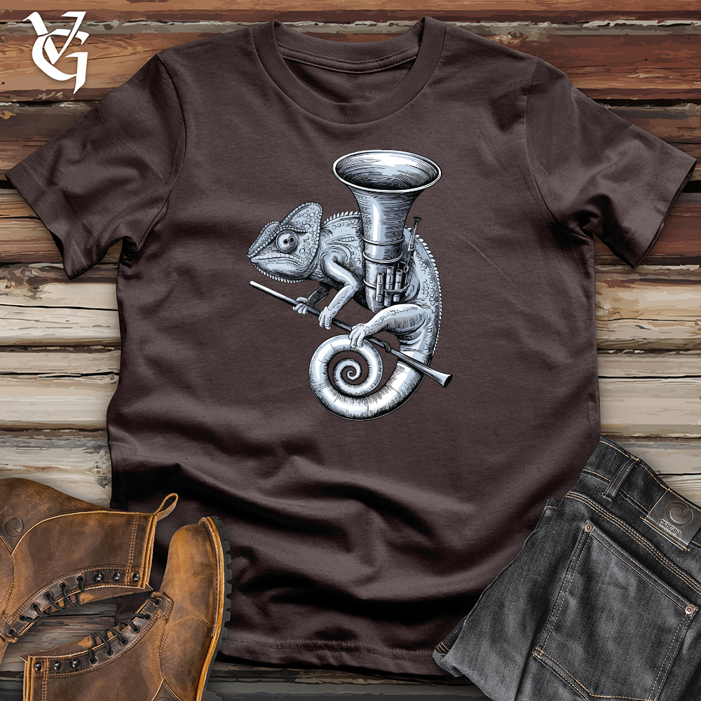 Viking Goods Chameleon Tuba Softstyle Tee Dark Chocolate / XS
