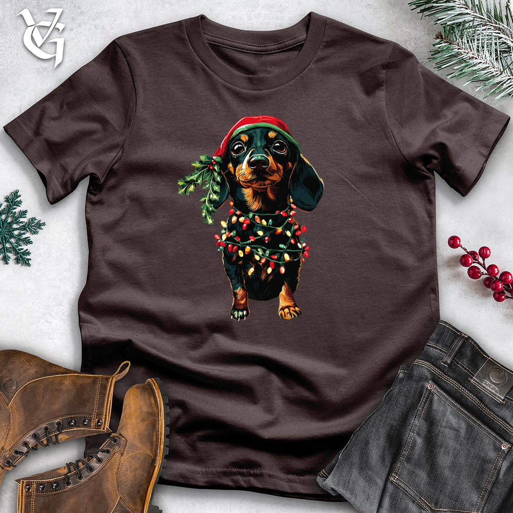 Viking Goods Doggy Lights Softstyle Tee Dark Chocolate / XS