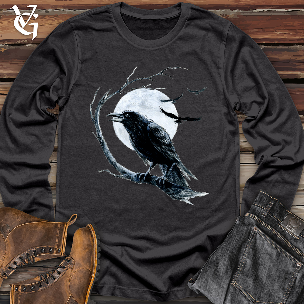 Viking Goods Cold Winter Raven Long Sleeve Dark Grey / L