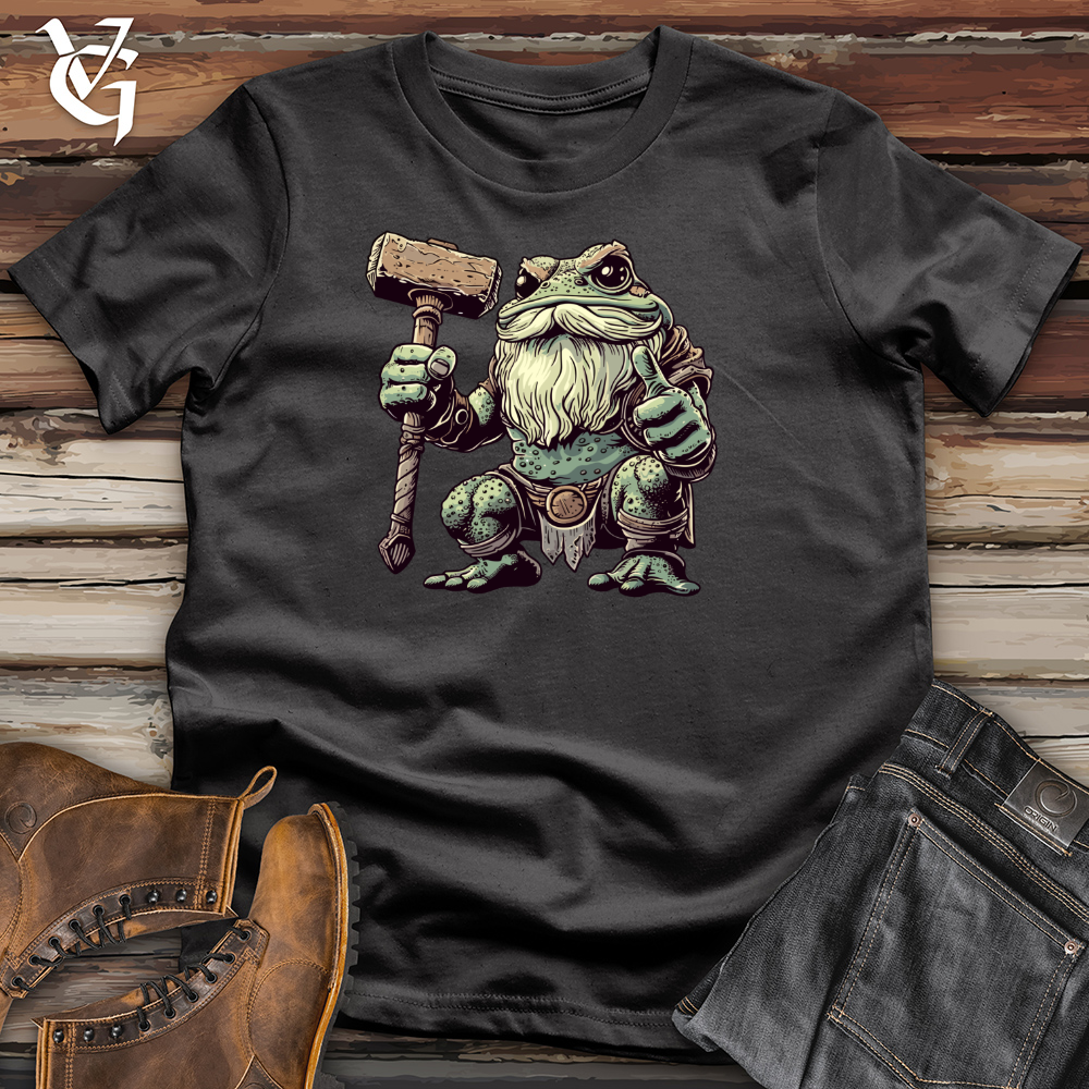 Viking Goods Craftsman Frog Aura Cotton Tee Dark Grey / L