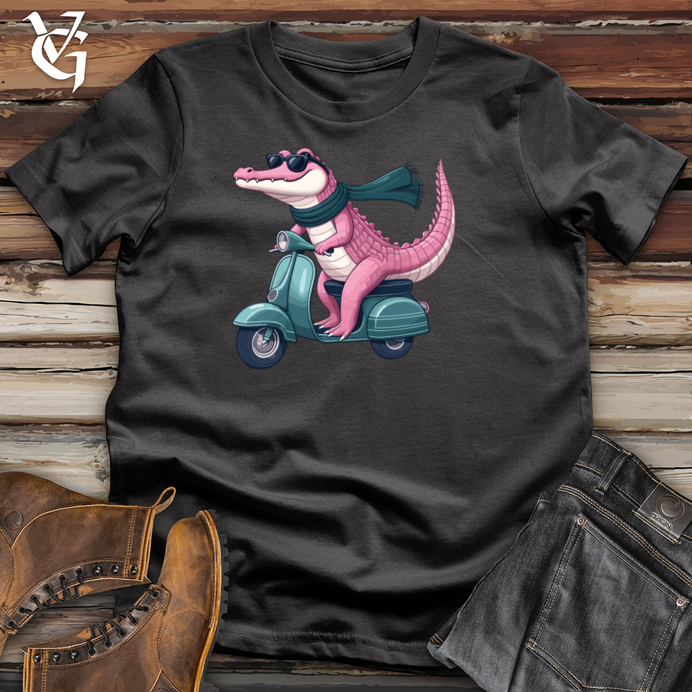 Viking Goods Gator Scoot Cotton Tee Dark Grey / L