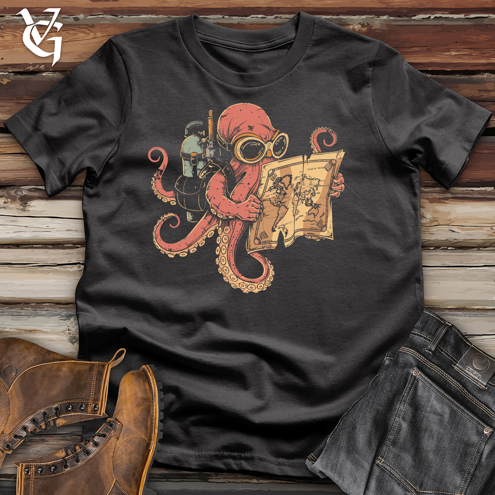 Viking Goods Octopus Quest Chronicles Cotton Tee Dark Grey / L