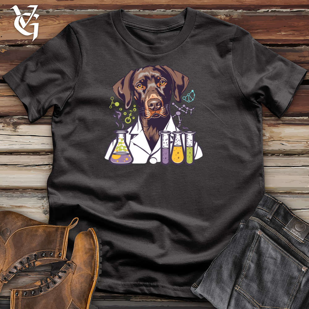 Viking Goods Pointer Lab Genius Cotton Tee Dark Grey / L