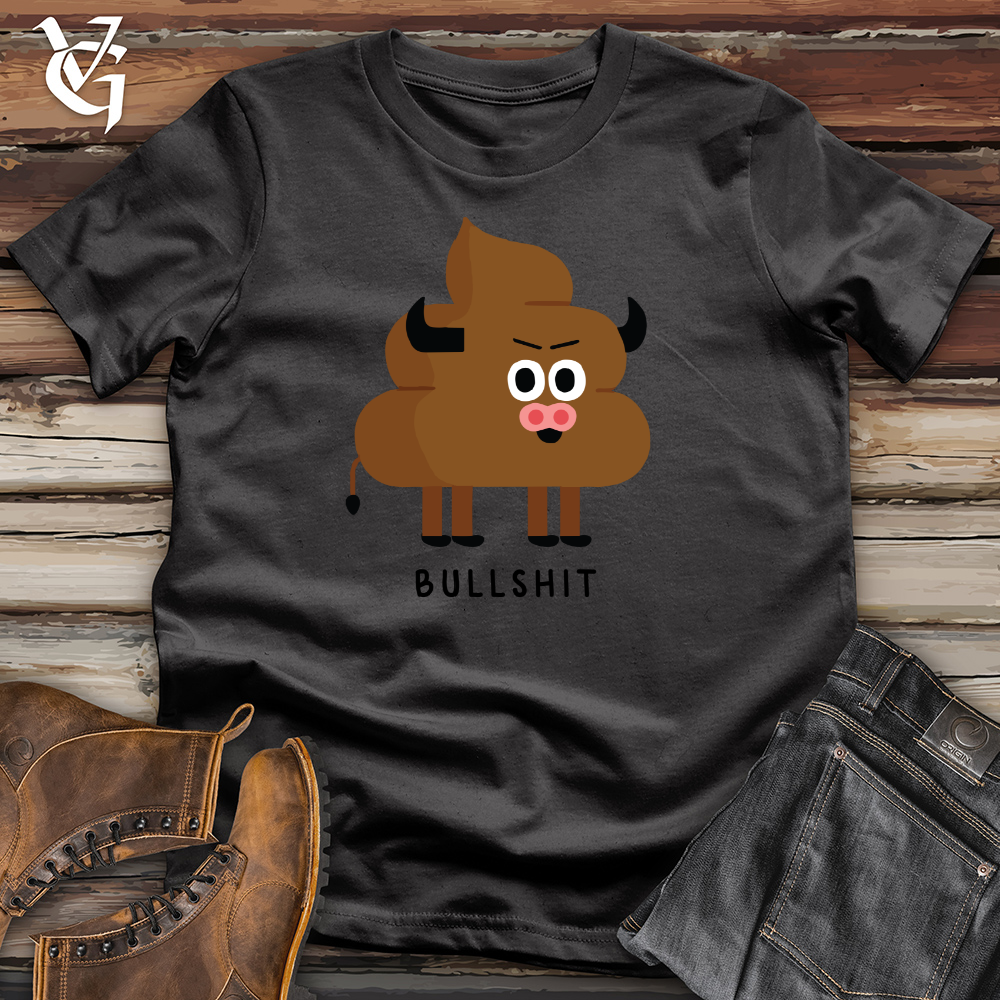 Viking Goods Poop Buffalo Cotton Tee Dark Grey / L