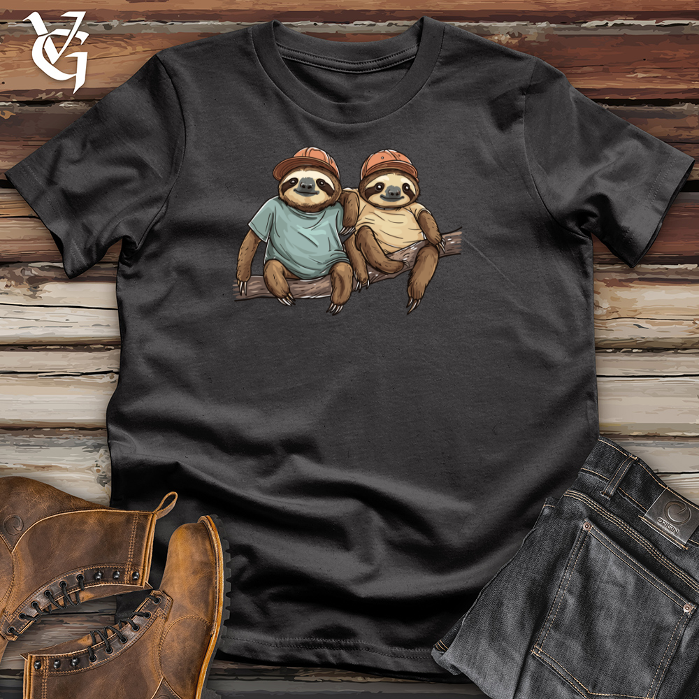 Viking Goods Sloth Buddies Hangout Cotton Tee Black / L