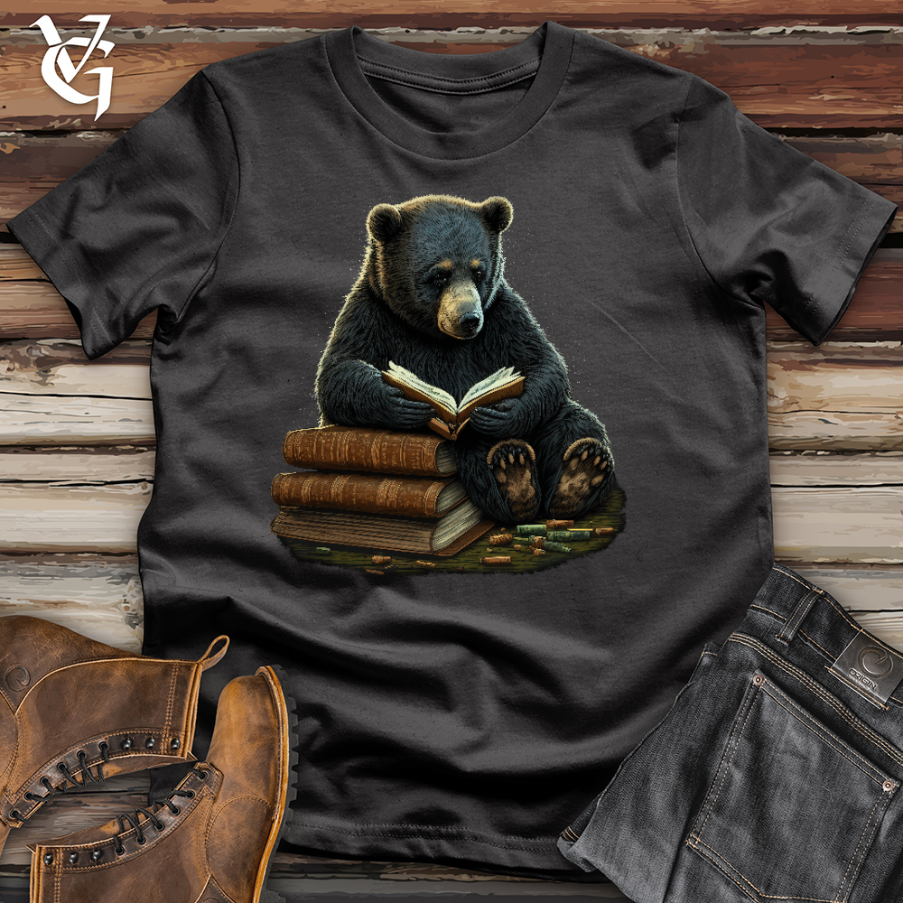 Viking Goods Studious Bear Cotton Tee Dark Grey / L