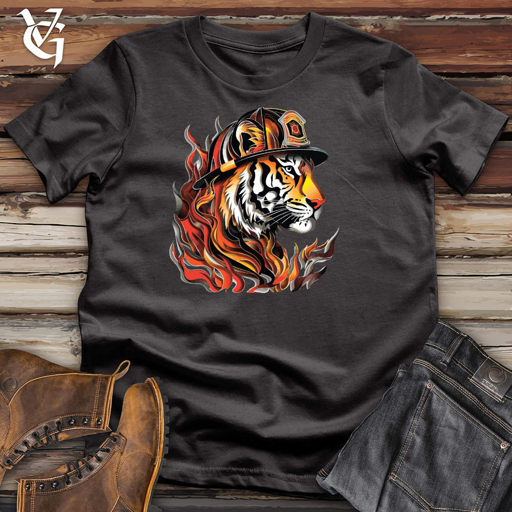 Viking Goods Tiger Firefighter Valor Cotton Tee Black / L