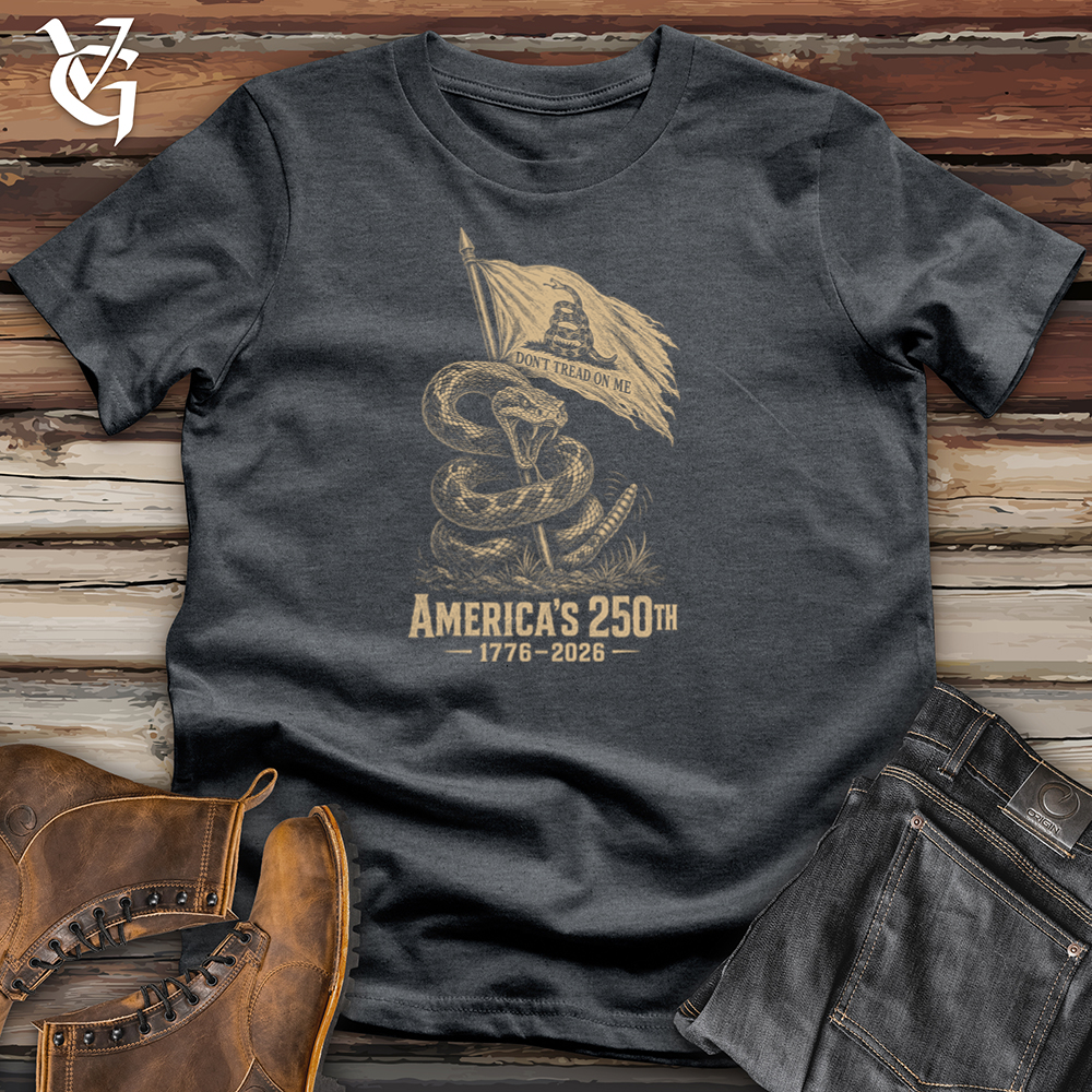 Viking Goods Don't Tread Snake Softstyle Tee Dark Heather / L