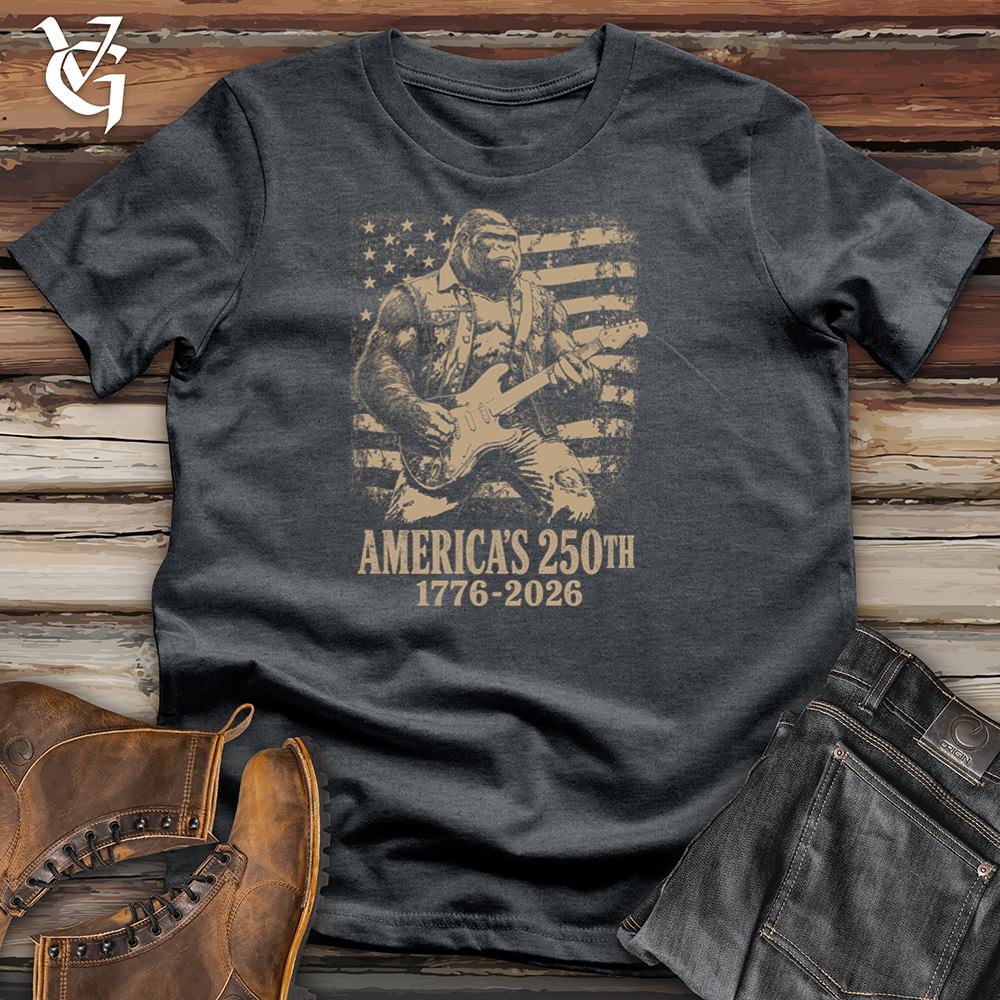 Viking Goods Gorilla American Guitar Softstyle Tee Dark Heather / L