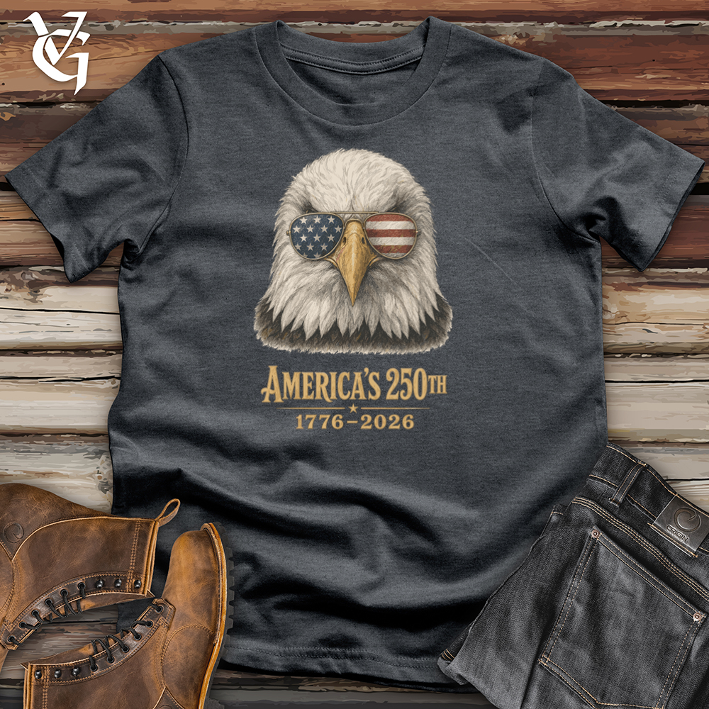 Viking Goods Patriotic Eagle Softstyle Tee Dark Heather / L