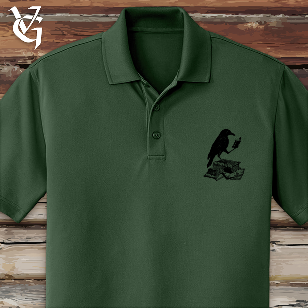 Viking Goods A Little Light Reading Polo Deep Forest Green / L