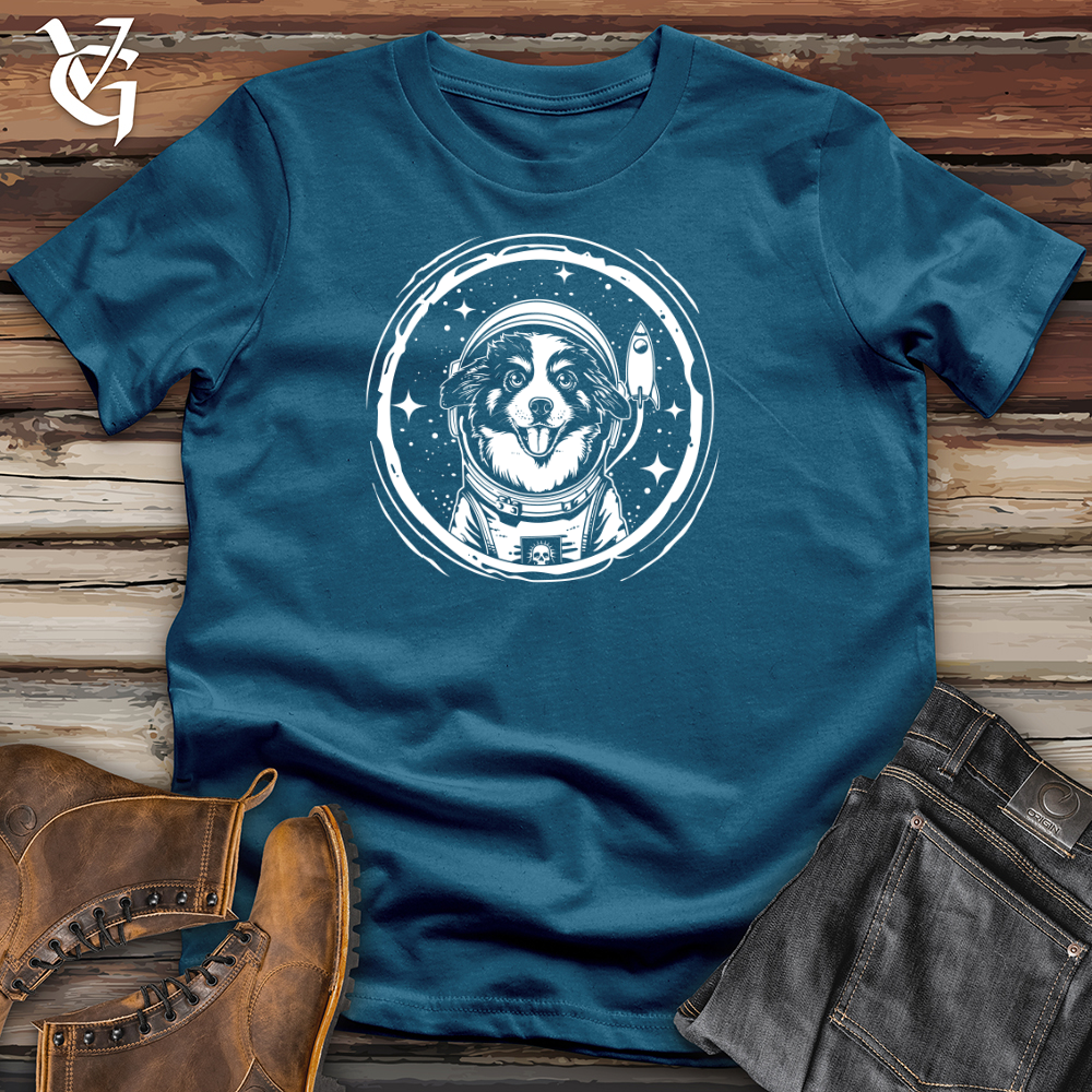 Viking Goods Aussie Astronaut Adventure Cotton Tee Deep Teal / L
