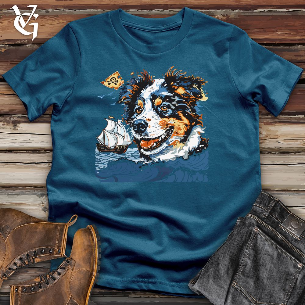 Viking Goods Aussie Pirate Adventure Cotton Tee Deep Teal / L