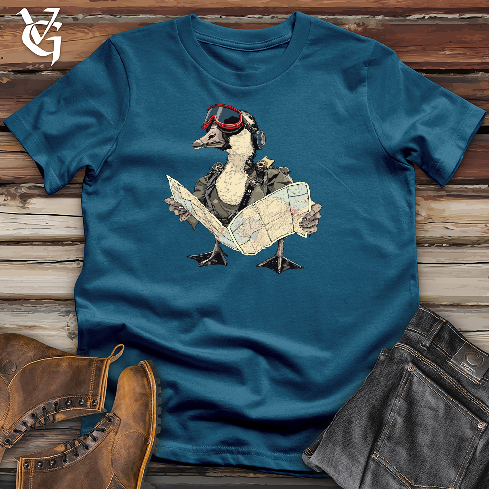 Viking Goods Aviator Duck Navigator Cotton Tee Deep Teal / L