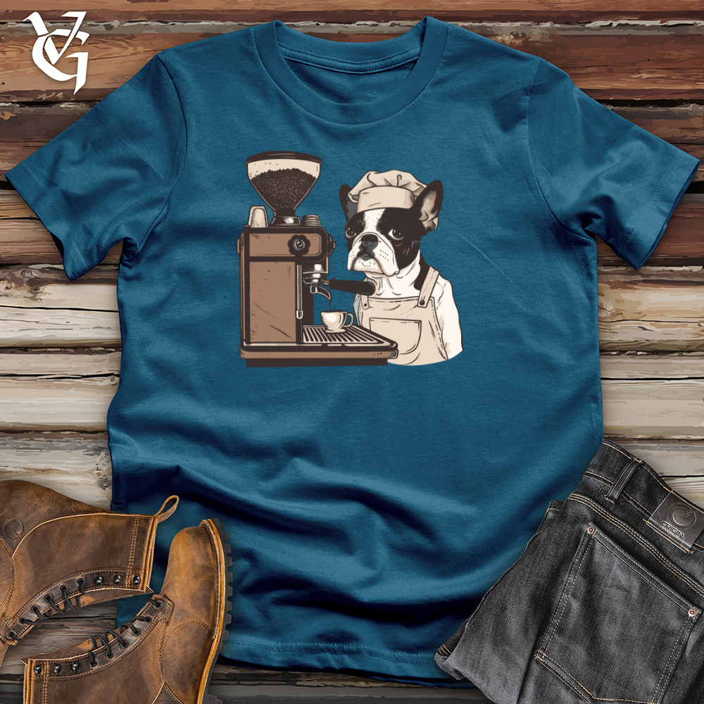 Viking Goods Barista Boston Brew Cotton Tee Deep Teal / L