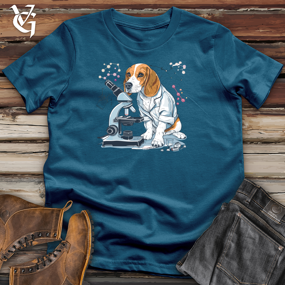Viking Goods Beagle Scientist Discovery Cotton Tee Deep Teal / L